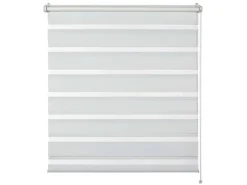 Schöner Wohnen Doppelrollo Tilda 80 cm x 210 cm Weiß