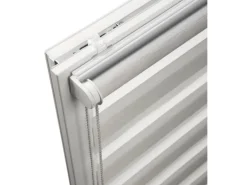 Schöner Wohnen Doppelrollo Tilda Struktur 75 cm x 150 cm Hellbeige