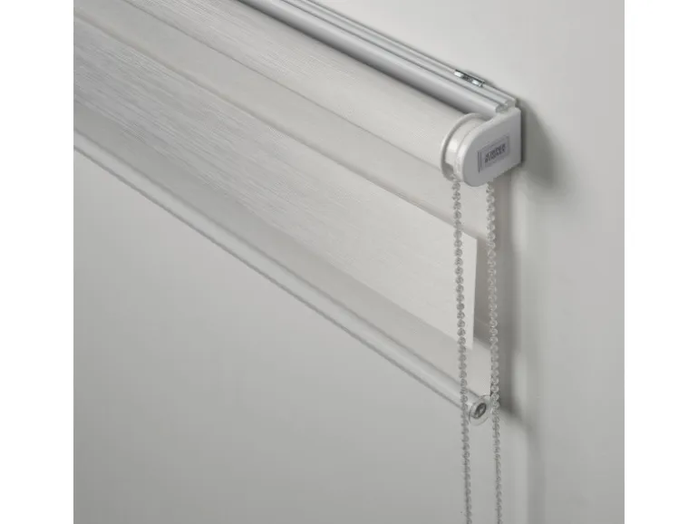 Schöner Wohnen Doppelrollo Tilda Struktur 75 cm x 150 cm Hellbeige