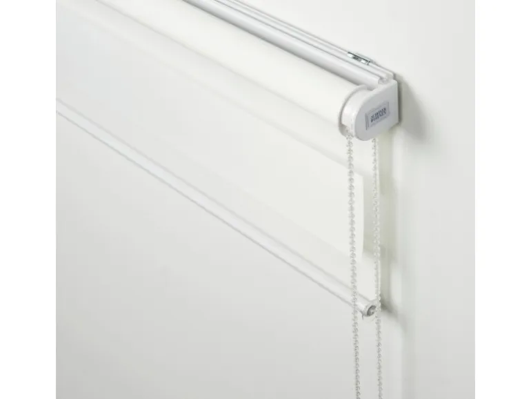 Schöner Wohnen Doppelrollo Tilda 90 cm x 150 cm Weiß