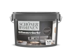 Schöner Wohnen Glimmerfarbe Moonshine Black 2,5 l