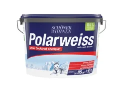 Schöner Wohnen Innen- und Wandfarbe Polarweiss Matt 10 l