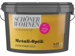 Schöner Wohnen Metall-Optik matt Gold 2,5 l