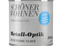 Schöner Wohnen Metall-Optik glänzend Silber 375 ml