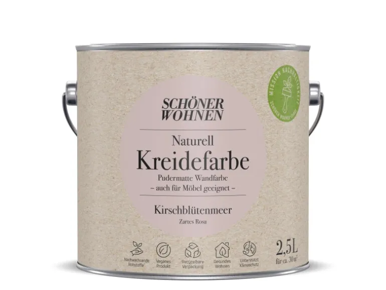 Schöner Wohnen Naturell Kreidefarbe Kirschblütenmeer 2,5 l