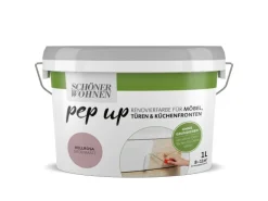 Schöner Wohnen pep up Renovierfarbe Möbel, Türen und Küchenfronten Hellrosa 1 l