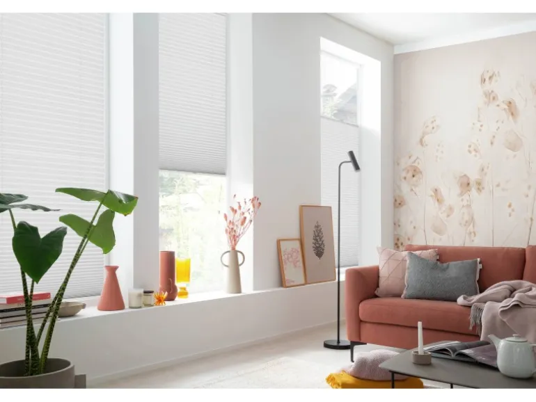 Schöner Wohnen Plissee Milla 40 cm x 130 cm Weiß
