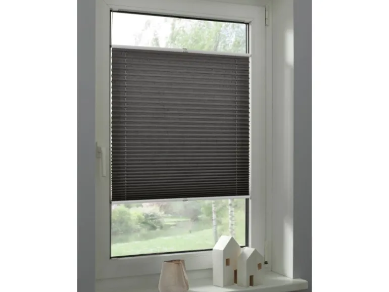 Schöner Wohnen Plissee Milla 50 cm x 130 cm Anthrazit