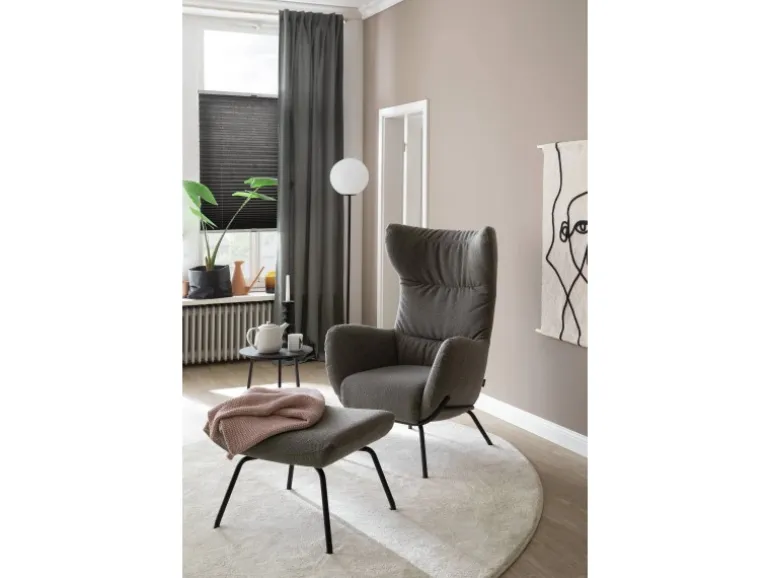 Schöner Wohnen Plissee Milla 50 cm x 130 cm Anthrazit