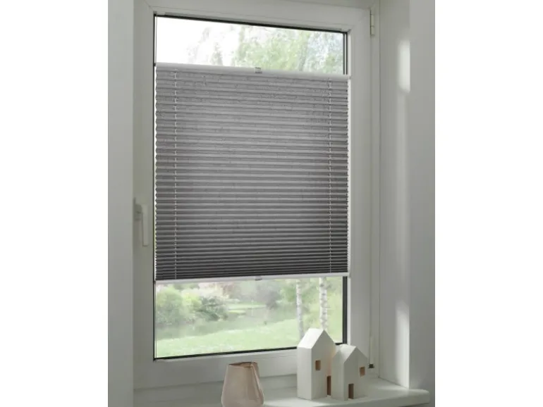 Schöner Wohnen Plissee Milla 50 cm x 130 cm Grau