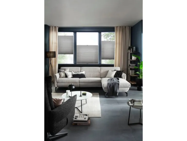 Schöner Wohnen Plissee Milla 50 cm x 130 cm Grau