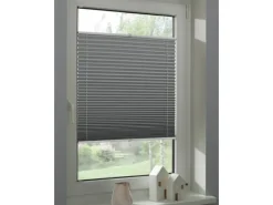 Schöner Wohnen Thermo-Plissee Ella 90 cm x 130 cm Grau