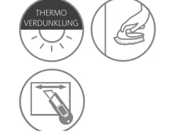 Schöner Wohnen Thermo-Rollo Martha 80 cm x 210 cm Grün