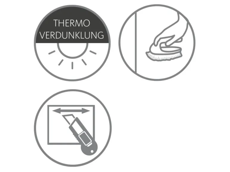 Schöner Wohnen Thermo-Rollo Martha 80 cm x 210 cm Weiß