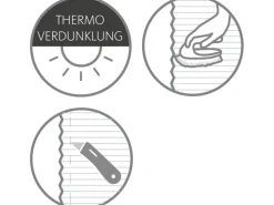 Schöner Wohnen Thermo-Wabenplissee Sina 100 cm x 130 cm Grau