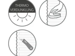 Schöner Wohnen Thermo-Wabenplissee Sina 90 cm x 130 cm Grau