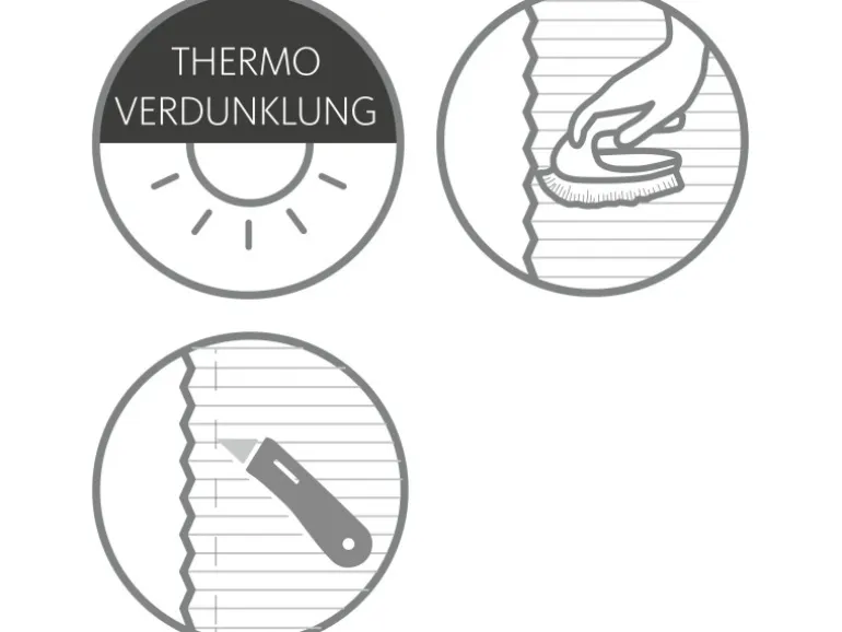 Schöner Wohnen Thermo-Wabenplissee Sina 90 cm x 130 cm Grau