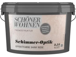 Schöner Wohnen Trendstruktur Schimmer-Optik Shiny Rose 2,5 l