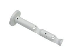 Schöner Wohnen Wandhalter Leon 2-läufig für Gardinenstangen Ø 20 mm Weiß-Matt