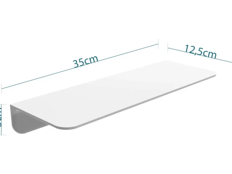 Schütte Duschablage Selbstklebend Weiß