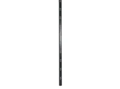 Schulte Profi-C-Steckprofil 195 cm x 4,2 cm x 2,8 cm Schwarz 2 Stück