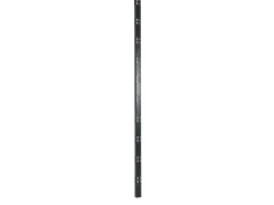 Schulte Profi-C-Steckprofil 105 cm x 4,2 cm x 2,8 cm Schwarz 2 Stück
