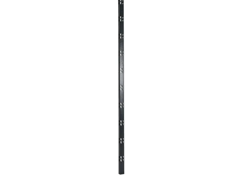 Schulte Profi-C-Steckprofil 105 cm x 4,2 cm x 2,8 cm Schwarz 2 Stück