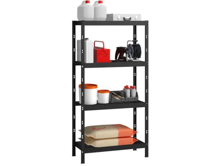 Schulte Profi-Steck-Grundregal 195 cm x 100 cm x 35 cm Schwarz