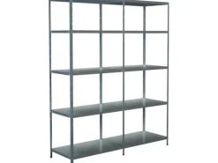 Schulte Set 1 Steckregal und 1 Anbauregal Verzinkt 200 cm x 160 cm x 50 cm
