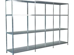 Schulte Set 1 Steckregal und 2 Anbauregale Verzinkt 180 cm x 260 x 50 cm