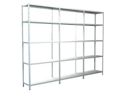Schulte Steck-Grund- und 2 x Anbauregale 200 cm x 300 cm x 35 cm Weiß