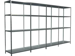 Schulte Steck-Grund- und 3 x Anbauregale 180 cm x 380 cm x 50 cm Verzinkt