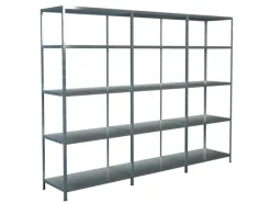 Schulte Steck-Grund- und 2 x Anbauregale 200 cm x 340 cm x 50 cm Verzinkt