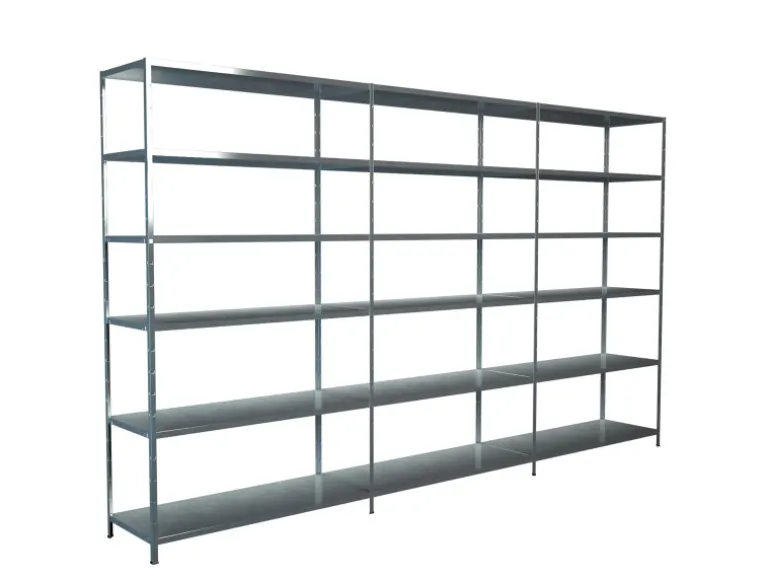 Schulte Steck-Grund- und 2 x Anbauregale 230 cm x 260 cm x 35 cm Verzinkt