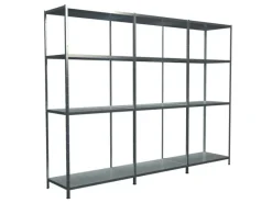 Schulte Steck-Grund- und 2 x Anbauregale 180 cm x 360 cm x 35 cm Verzinkt
