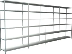 Schulte Steck-Grund-/Anbauregale 230 cm x 380 cm x 35 cm Weiß