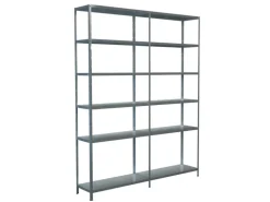 Schulte Steck-Grund-/Anbauregal 230 cm x 180 cm x 35 cm Verzinkt