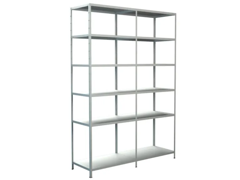 Schulte Steck-Grund-/Anbauregal 230 cm x 160 cm x 50 cm Weiß