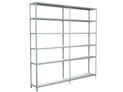 Schulte Steck-Grund-/Anbauregal 230 cm x 220 cm x 35 cm Weiß