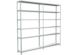Schulte Steck-Grund-/Anbauregal 230 cm x 240 cm x 35 cm Weiß