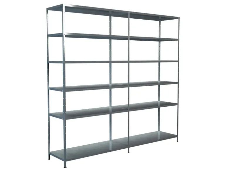 Schulte Steck-Grund-/Anbauregal 230 cm x 240 cm x 50 cm Verzinkt