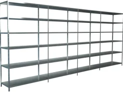 Schulte Steck-Grund-/Anbauregale 230 cm x 380 cm x 50 cm Verzinkt