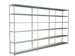 Schulte Steck-Grund-/Anbauregale 230 cm x 360 cm x 50 cm Weiß
