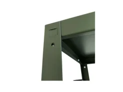 Schulte Steck-Grundregal 190 cm x 100 cm x 40 cm Grau-Grün