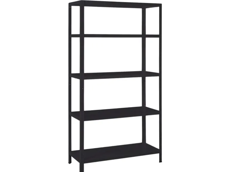 Schulte Steck-Grundregal 190 cm x 100 cm x 40 cm Schwarz