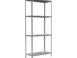 Schulte Steck-Grundregal Verzinkt 180 cm x 80 cm x 35 cm