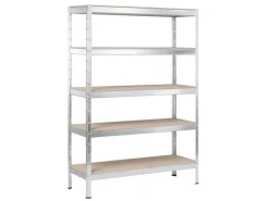 Schulte Stecksystem-Schwerlastregal L 180 cm x 130 cm x 45 cm Verzinkt