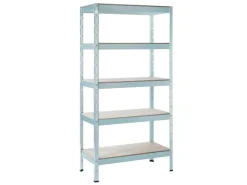 Schulte Stecksystem-Schwerlastregal S 180 cm x 90 cm x 40 cm Verzinkt