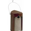 Schwegler Nisthöhle Holzbeton zum Hängen Braun und Grau 18 cm x 17 cm x 26 cm