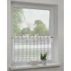 Sehlbach Bistrogardine mit Stangendurchzug Klassik 140 cm x 60 cm Weiß